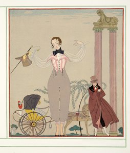 Mademoiselle de Maupin, de Personages de Comédie, pub. 1922 - Georges Barbier