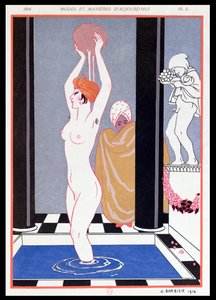 Le bassin - Georges Barbier