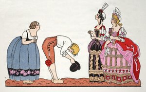Les vilaines sœurs de Cendrillon - Georges Barbier