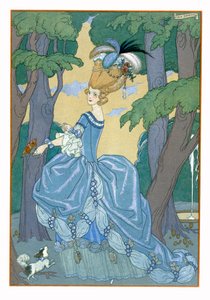 Promenade dans la forêt, illustration pour 