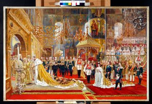 Couronnement du tsar Alexandre III de Russie et de l