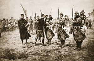 Honorer les braves en première ligne : un Général Français donnant l