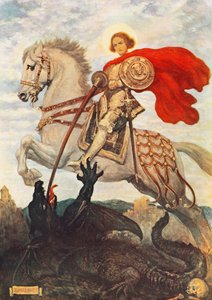 Saint Georges et le Dragon - Georges Bertin Scott