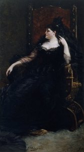 Portrait de la chanteuse d