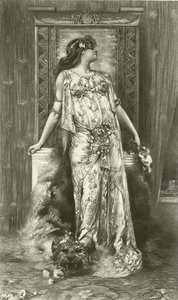Sarah Bernhardt en Cléopâtre - Georges Clairin