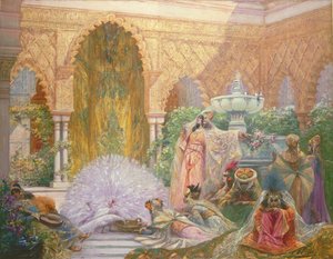 Le jardin des paons - Georges Clairin