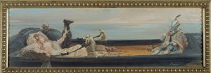 La gondole, vers 1896 (papier) - Georges Clairin