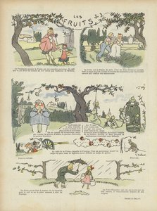 Fruits. Illustration pour Le Rire - Georges Delaw