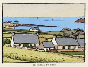 Le hameau de Diben - dans « Sur les chemins de France » par Georges Delaw (1871-1938) - Georges Delaw