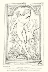 Actéon, héros de la mythologie grecque, camée par le sculpteur français Emile Soldi - Georges Ernest Profit