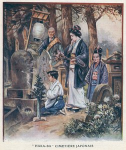 "Haka-Ba", cimetière japonais - Georges Ferdinand (after) Bigot