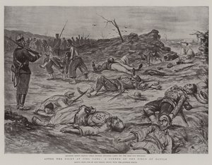 Après le combat à Ping Yang, un coin du champ de bataille