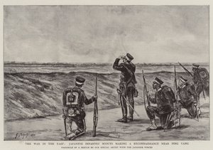 La guerre en Orient, éclaireurs d