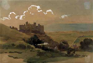 Château de Harlech, vers 1913 - Georges Gascoyne