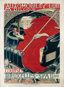 Automobile Club Belgique. Course Bruxelles - Spa, 1898 - Georges Gaudy