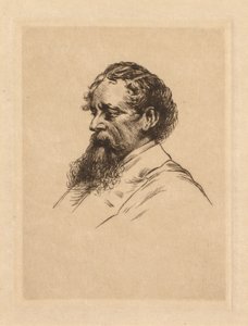 Portrait de Charles Dickens - Georges Gorvel