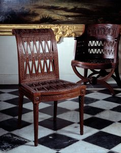 Chaise commandée pour la laiterie de Marie-Antoinette