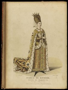 Isabeau de Bavière, reine de France, fin 18e siècle