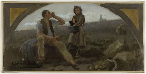 Esquisse pour la salle à manger de l