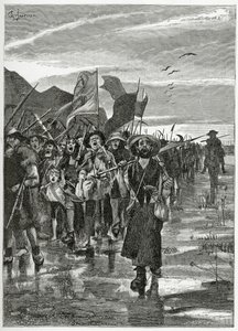 Le Torrent des rebelles - illustration de Han d’Islande, 19e siècle - Georges Marie Rochegrosse