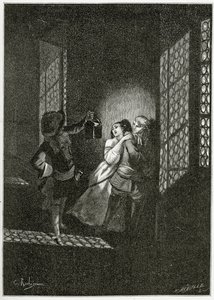Les amants Ethel et Ordener sont capturés par le lieutenant d