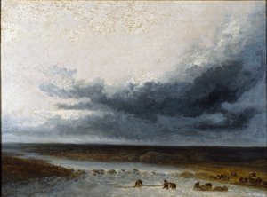 Paysage avec pêcheurs à l