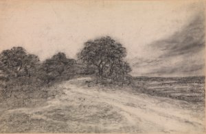Paysage avec arbres - Georges Michel