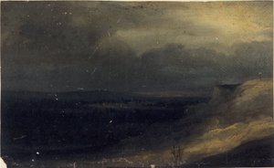 Vue présumée de Montmartre, vers 1830