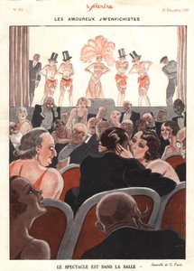 Le spectacle dans la salle, illustration de 