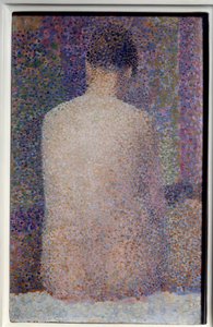 Modèle, vue de dos - Georges Pierre Seurat