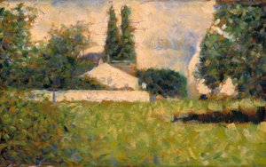 Maison dans les arbres, c.1883 - Georges Pierre Seurat