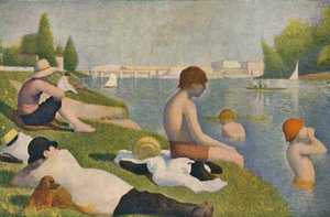 La Baignade, Baigneurs à Asnières, 1884, 1937 - Georges Pierre Seurat