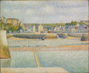 Port-en-Bessin : Le port extérieur (marée basse) - Georges Pierre Seurat