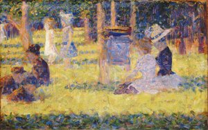 Étude pour La Grande Jatte, 1884-1885 - Georges Pierre Seurat