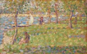 Étude pour La Grande Jatte, 1884-1885 - Georges Pierre Seurat