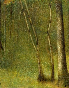 La Forêt à Pontaubert, 1881 - Georges Pierre Seurat