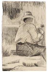 Le peintre et sa palette, vers 1881 - Georges Pierre Seurat