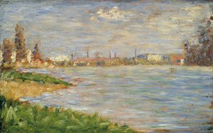 Les rives du fleuve, c.1883 - Georges Pierre Seurat