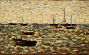 La Mer à Grandcamp, 1885 - Georges Pierre Seurat
