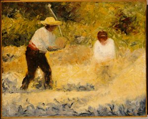 Le Tas de Pierres - Georges Pierre Seurat