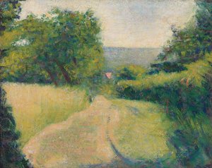 Le chemin creux, 1882 - Georges Pierre Seurat