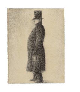 Le chapeau haut de forme, vers 1883 - Georges Pierre Seurat