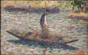 Un pêcheur - Georges Seurat