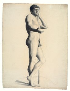 Nu masculin académique - Georges Seurat