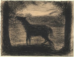 Le Poulain, 1882-83 - Georges Seurat