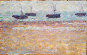 Port de Grandcamp (Quatre Bateaux) - Georges Seurat