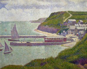 Port de Port-en-Bessin à marée haute, 1888 - Georges Seurat