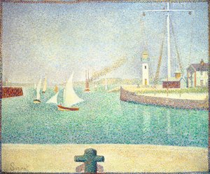 Port de Honfleur, vers 1886 - Georges Seurat