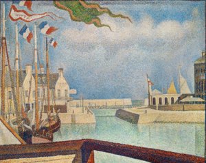 Porteen-Bessin, un dimanche - Georges Seurat