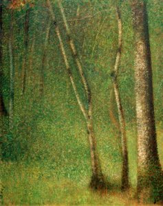 Sous-bois à Pontaubert - Georges Seurat